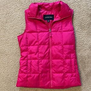 Magenta pink lands end vest